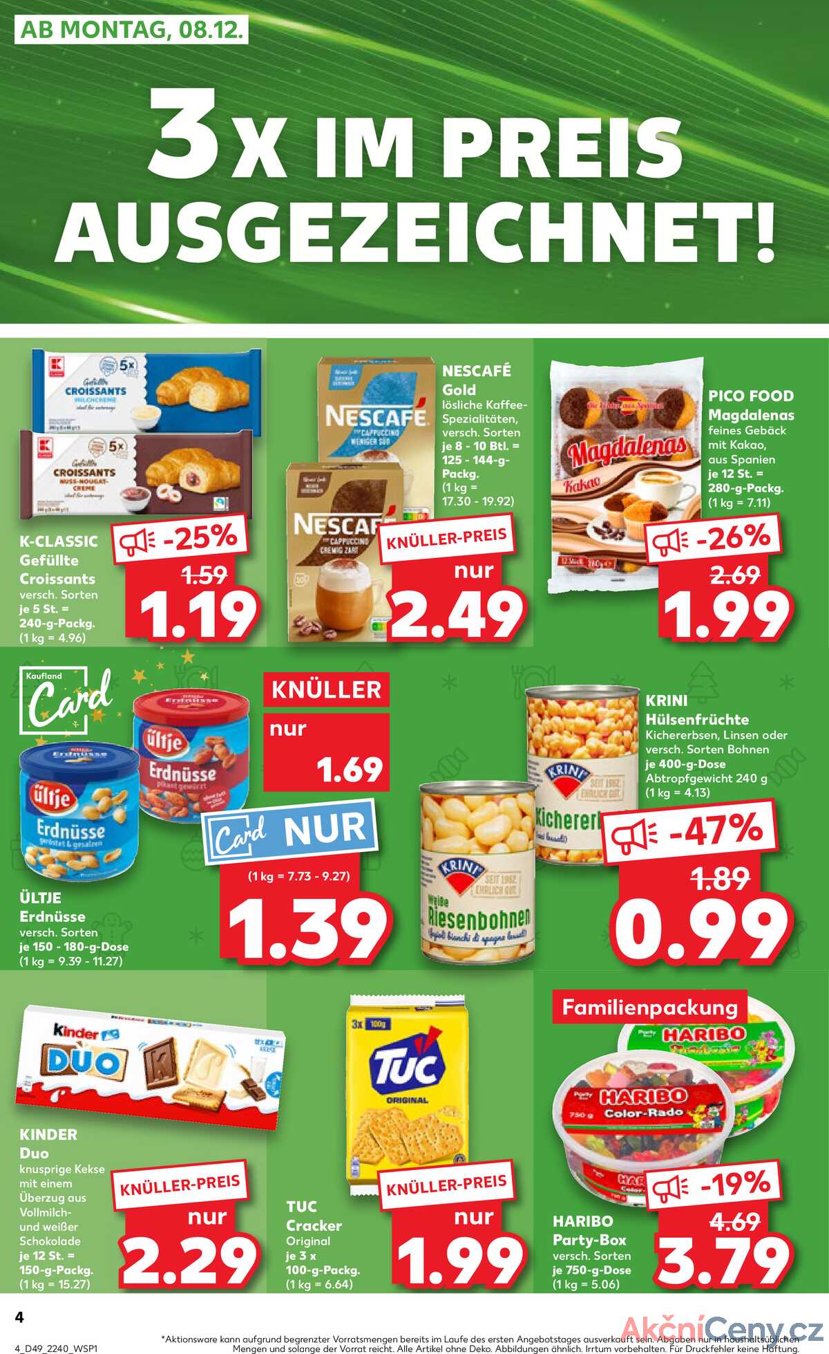 Leták Kaufland Německo 7.12.-10.12.2025 strana 4