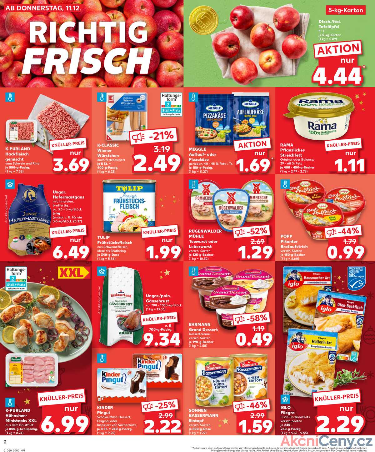 Leták Kaufland Německo 11.12.-17.12.2025 strana 2