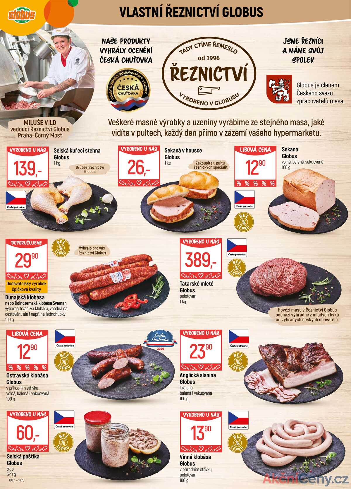 Akční leták Globus 10.12. - 16.12.2025 - Globus Praha - Centrum Černý Most strana 2