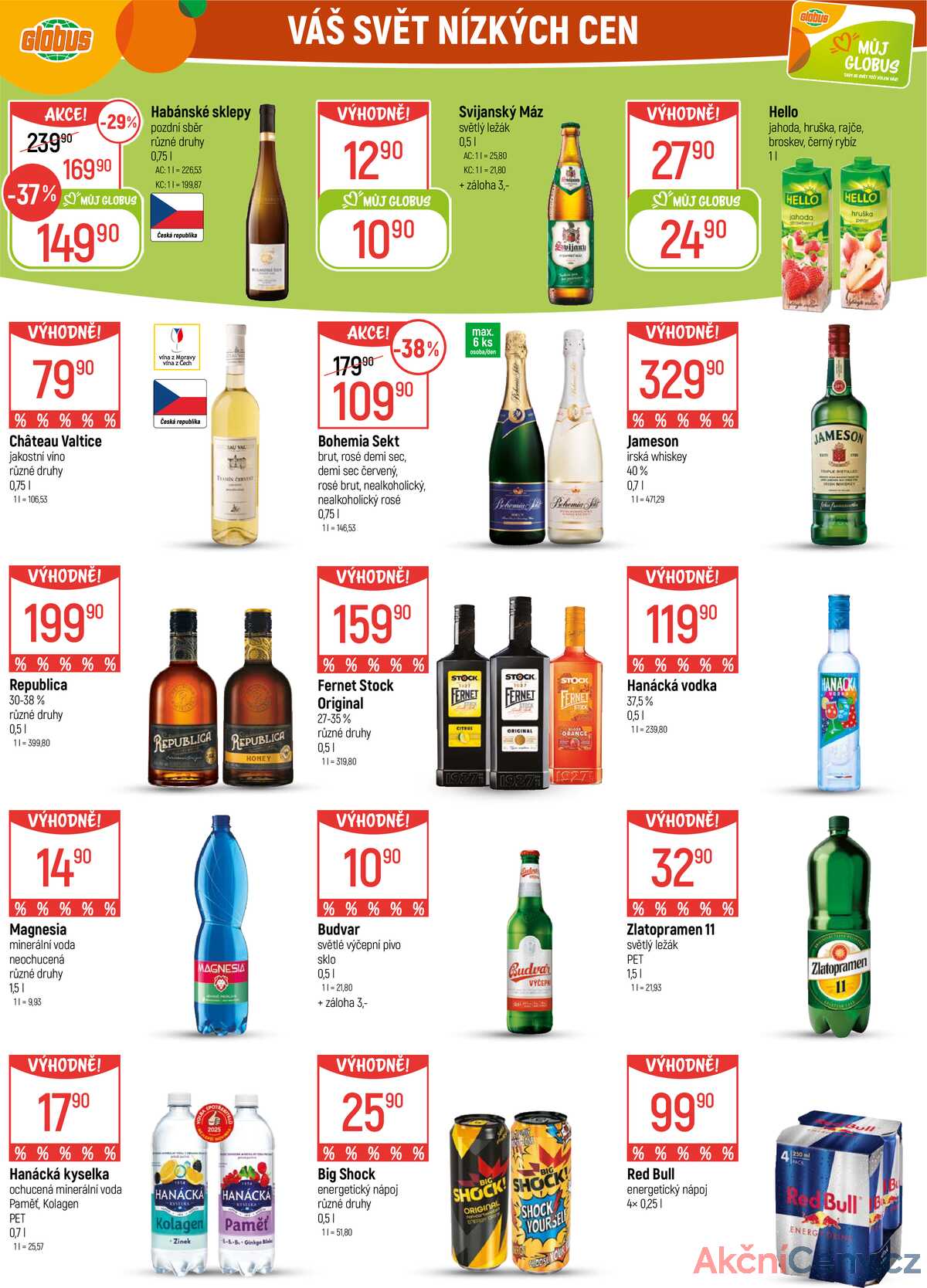 Akční leták Globus 10.12. - 16.12.2025 - Globus České Budějovice strana 30