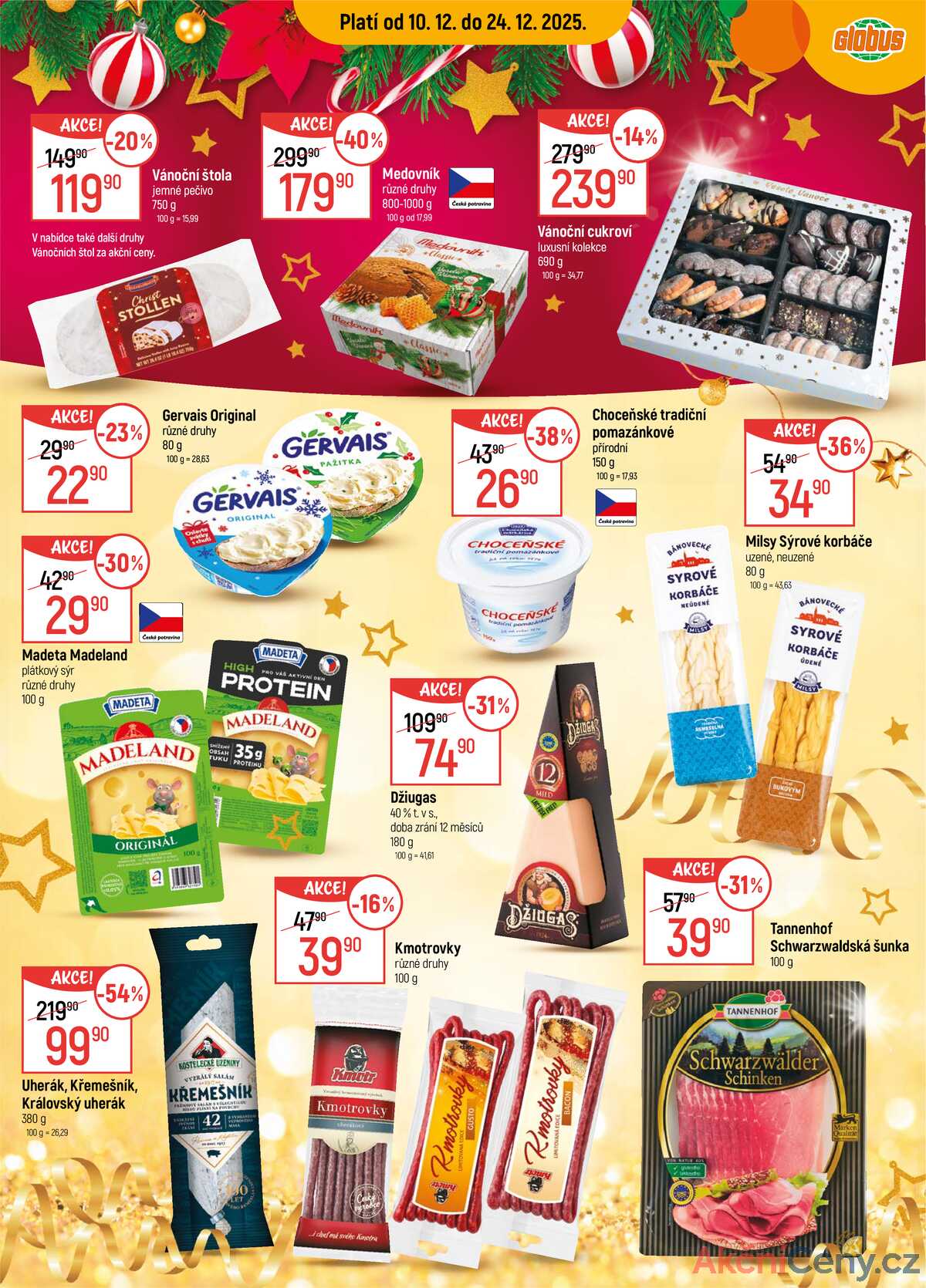 Akční leták Globus 10.12. - 24.12.2025 - Globus Liberec strana 2