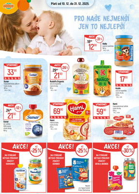 Akční leták Globus 10.12. - 31.12.2025 - Globus Trmice u Ústí nad Labem