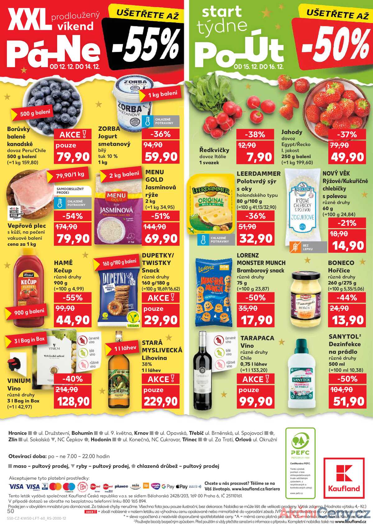 Kaufland 10.12. - 16.12. - Kaufland - Zlín ( OC Čepkov) strana 50