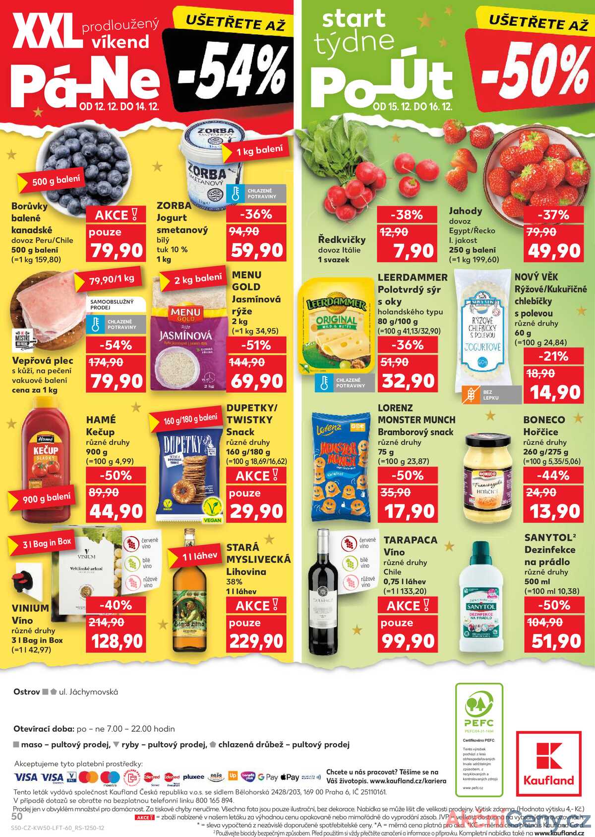 Kaufland 10.12. - 16.12. - Kaufland - Ostrov - Jáchymovská strana 50