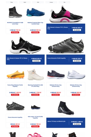 Intersport Boty - 8. 12. 2025