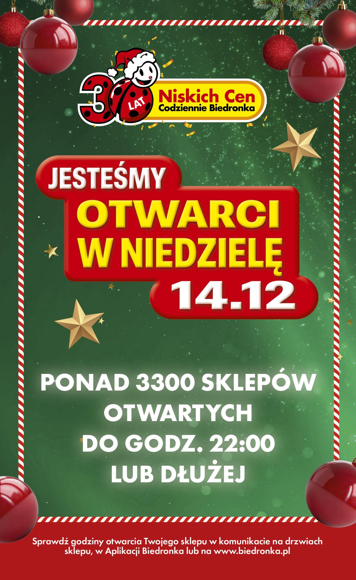 Leták Biedronka Polsko 8.12.-14.12.2025 strana 2