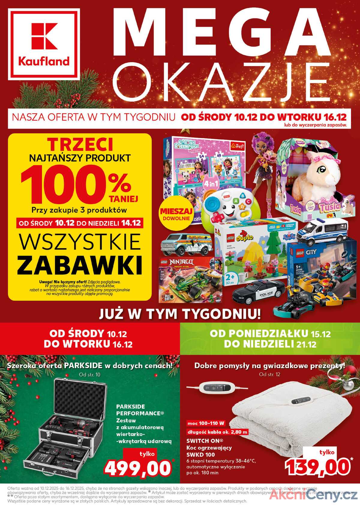 Leták Kaufland Polsko 10.12.-16.12.2025 strana 1
