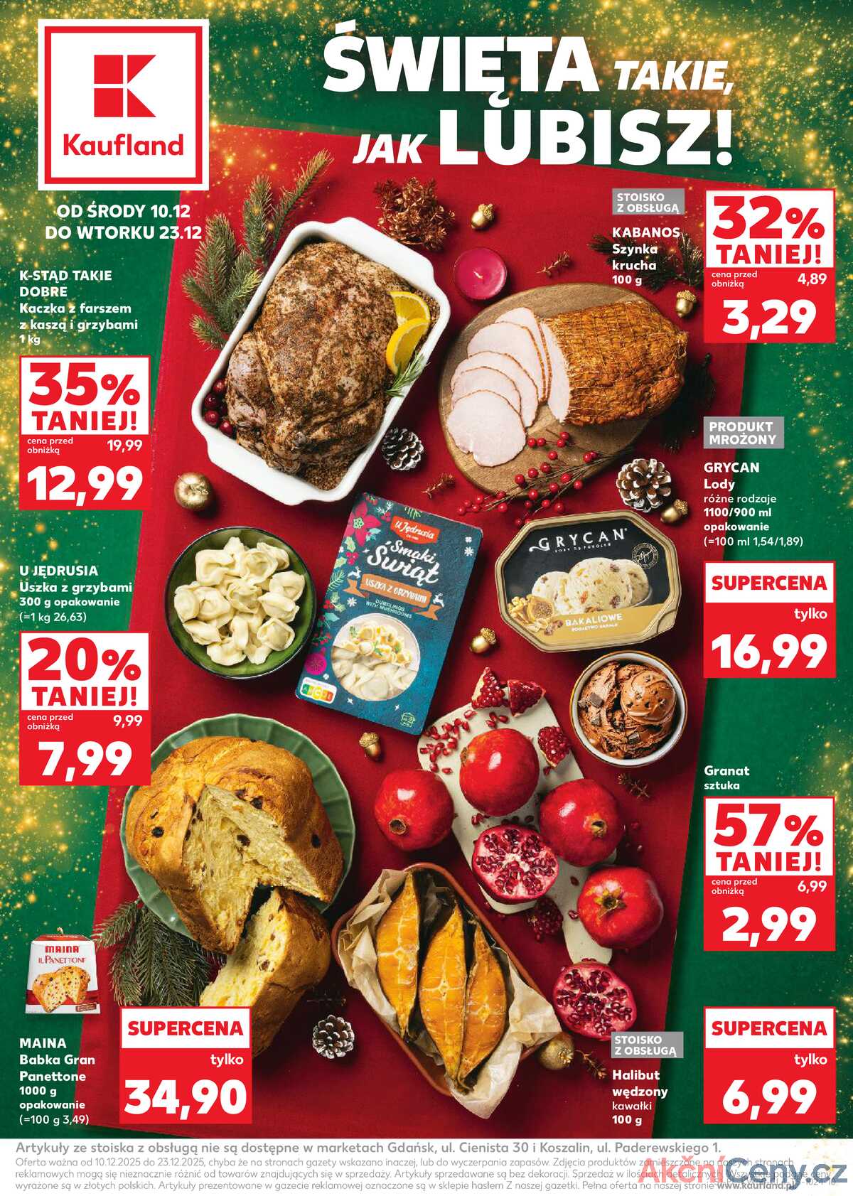 Leták Kaufland Polsko 10.12.-23.12.2025 strana 1