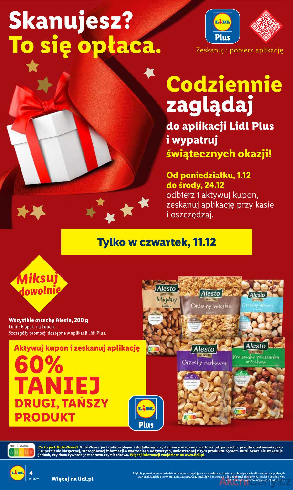Leták Lidl Polsko 11.12.-14.12.2025 strana 4