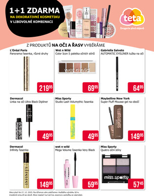 leták Teta drogerie