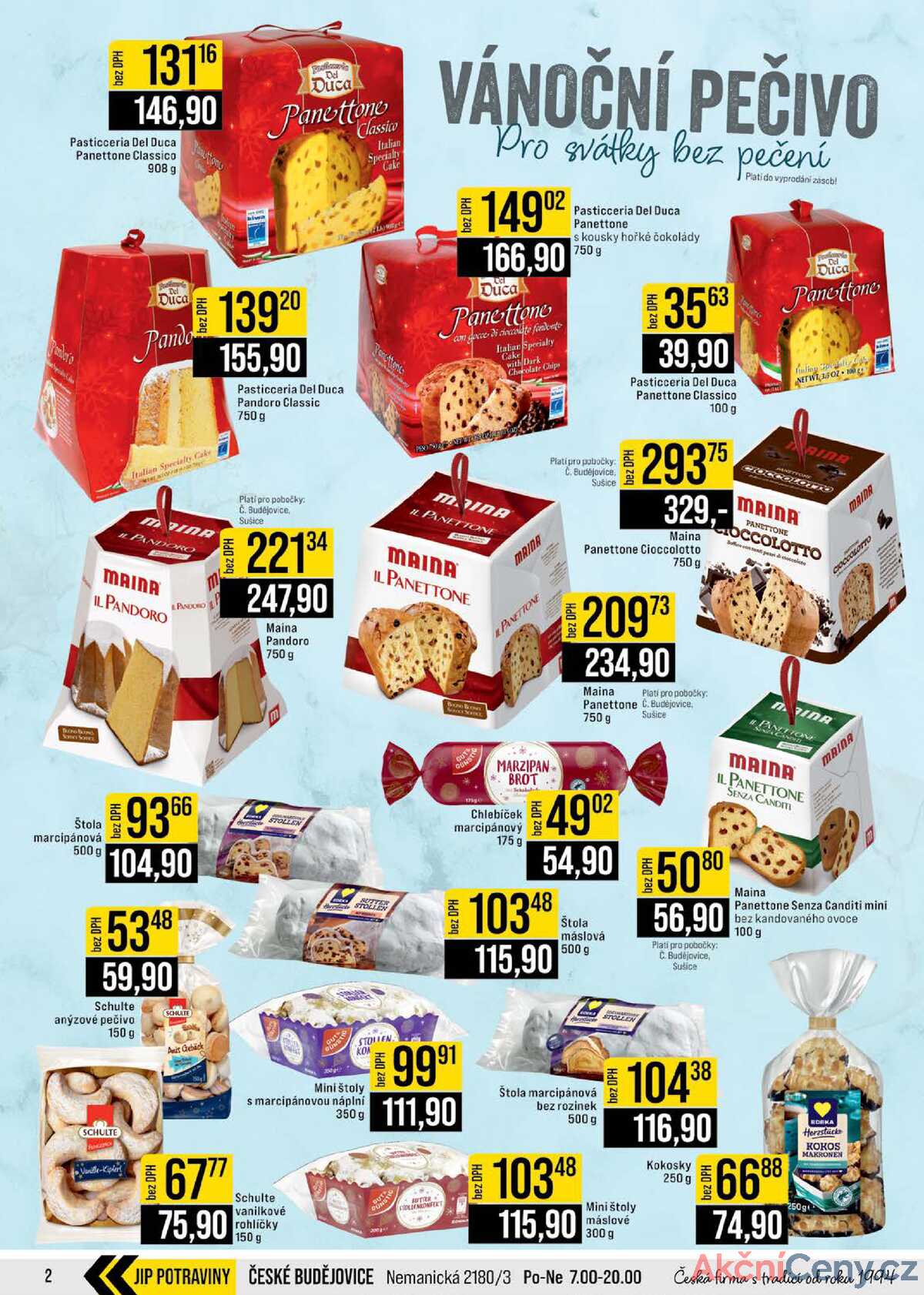 JIP Cash & Carry České Budějovice, Most, Náchod, Polička, Sušice a Svoboda nad Úpou od 10.12. do 16.12.2025 strana 2