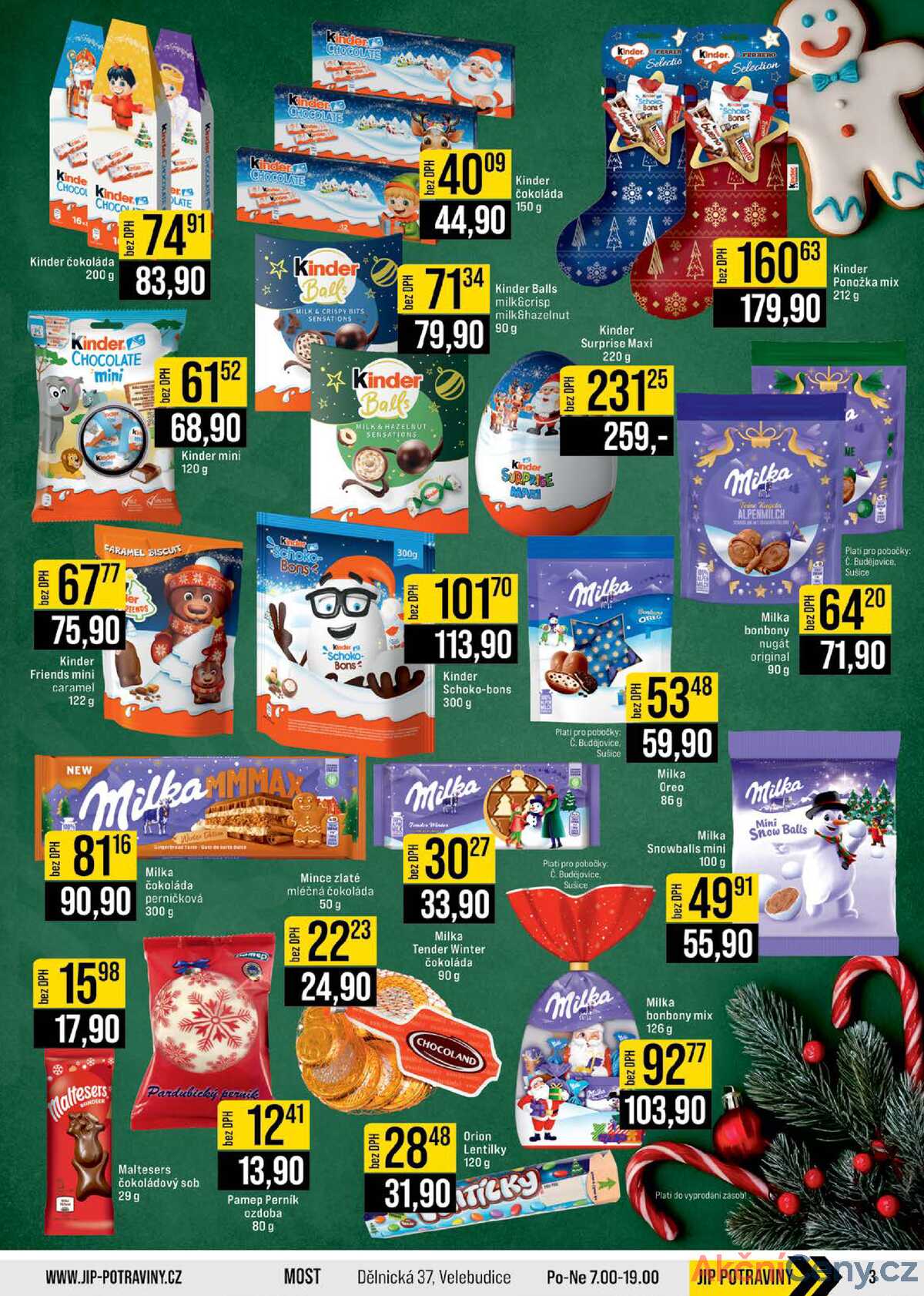 JIP Cash & Carry České Budějovice, Most, Náchod, Polička, Sušice a Svoboda nad Úpou od 10.12. do 16.12.2025 strana 3