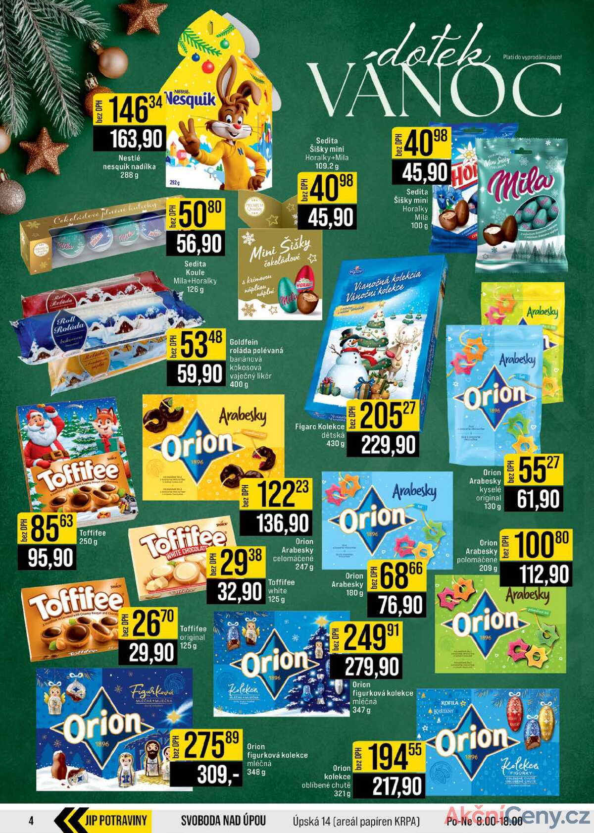 JIP Cash & Carry České Budějovice, Most, Náchod, Polička, Sušice a Svoboda nad Úpou od 10.12. do 16.12.2025 strana 4