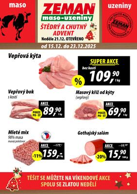 ZEMAN maso-uzeniny letáky