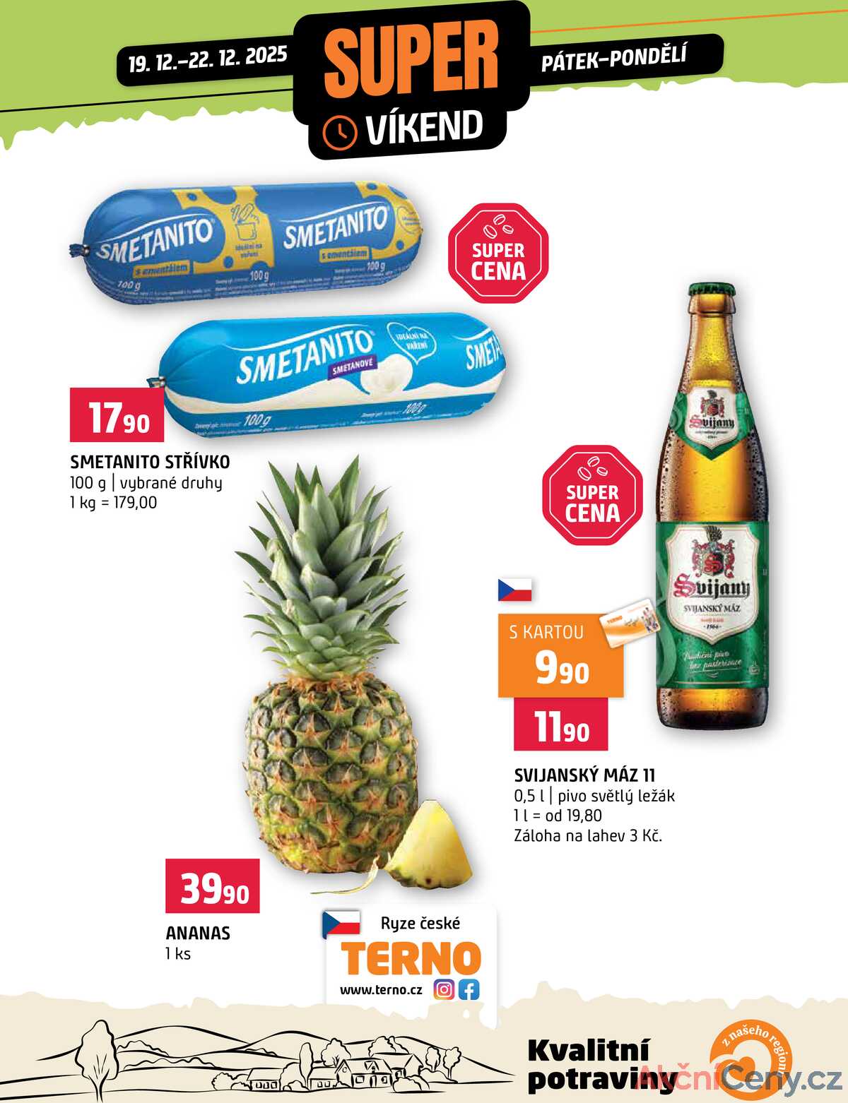 Terno Víkendová akce od 19.12. do 22.12.2025 strana 1