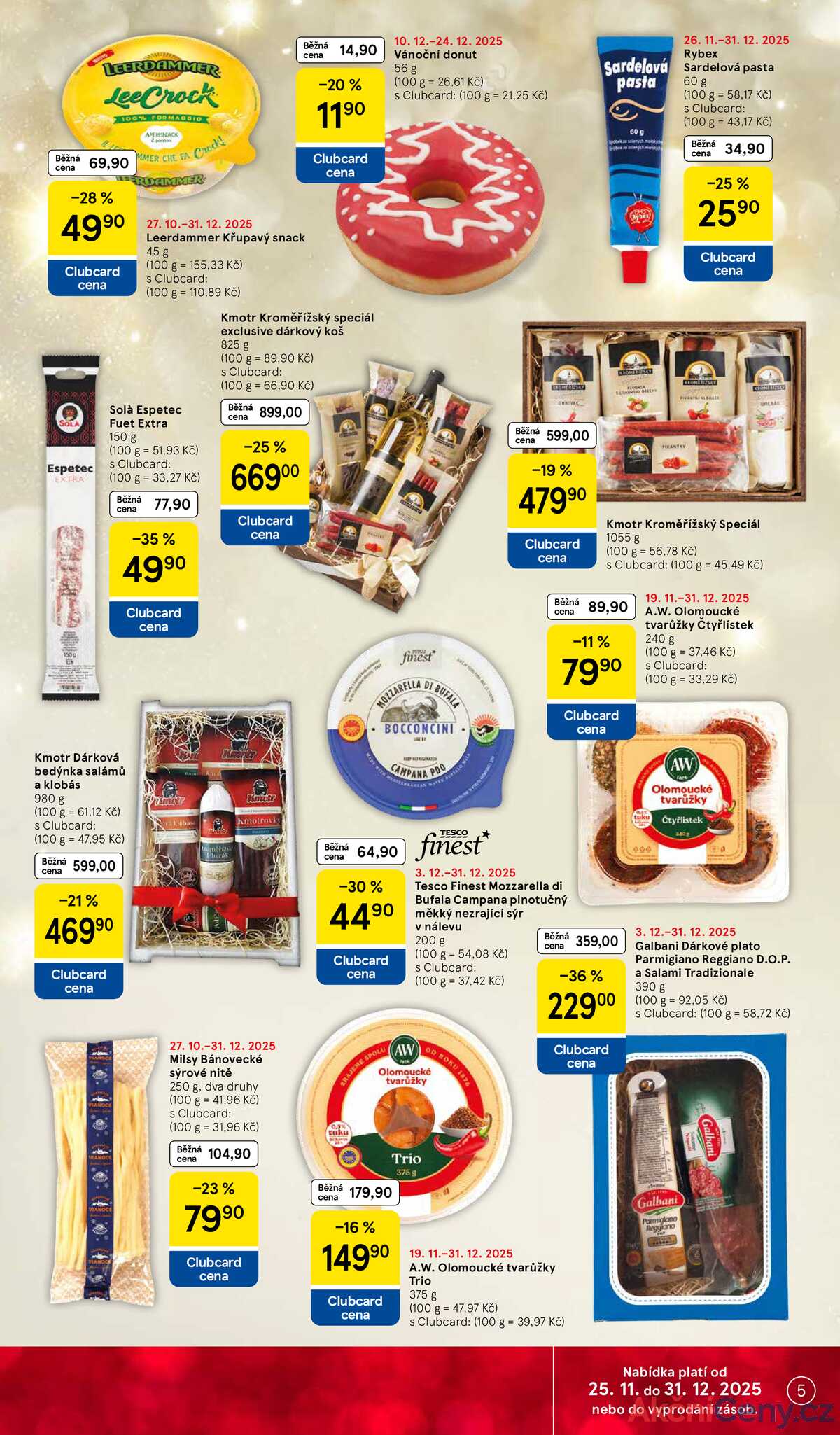 Tesco supermarkety od 17.12. do 24.12.2025 strana 5