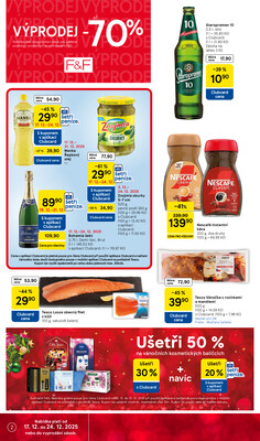 Tesco supermarkety od 17.12. do 24.12.2025