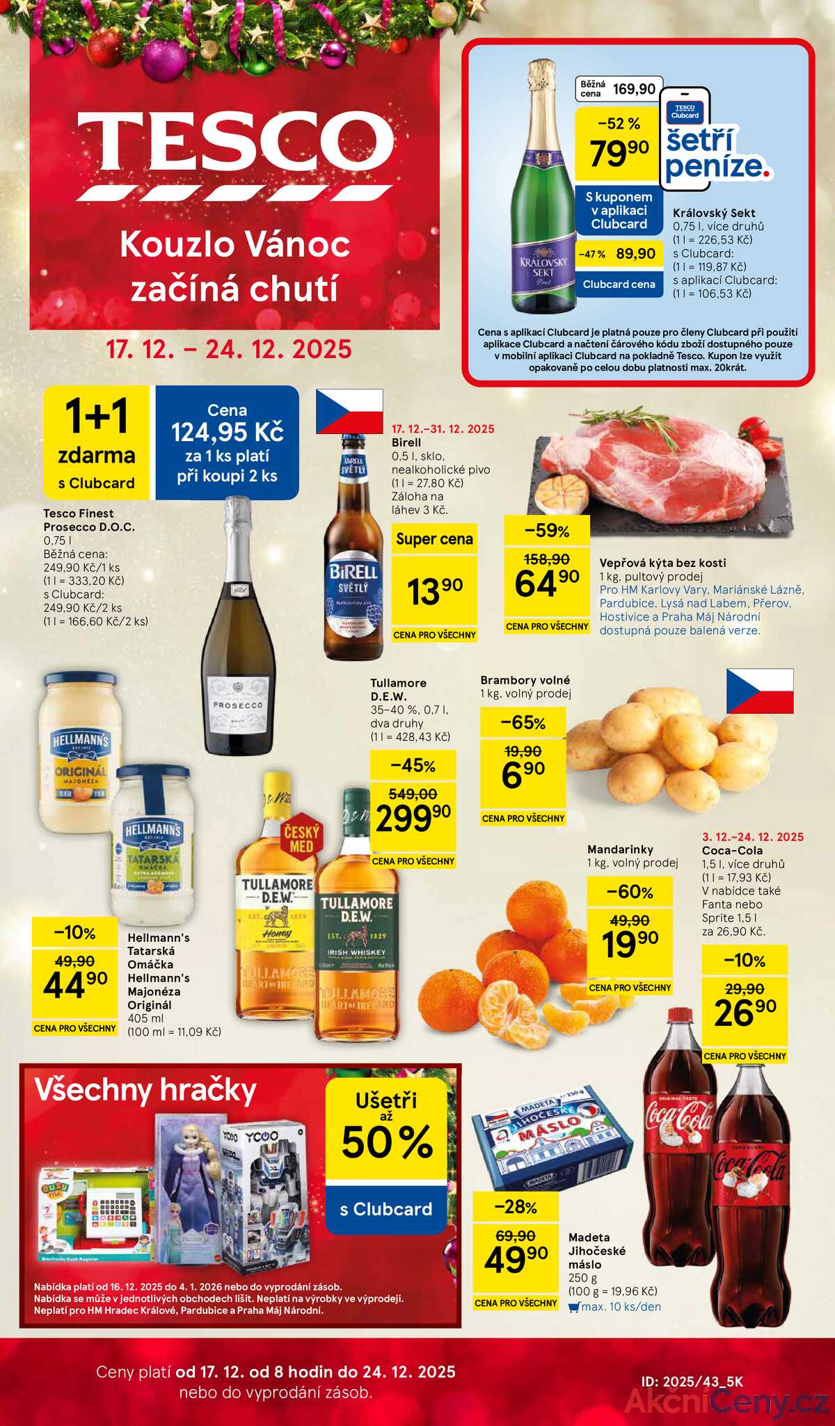 Tesco malé hypermarkety od 17.12. do 24.12.2025 strana 1