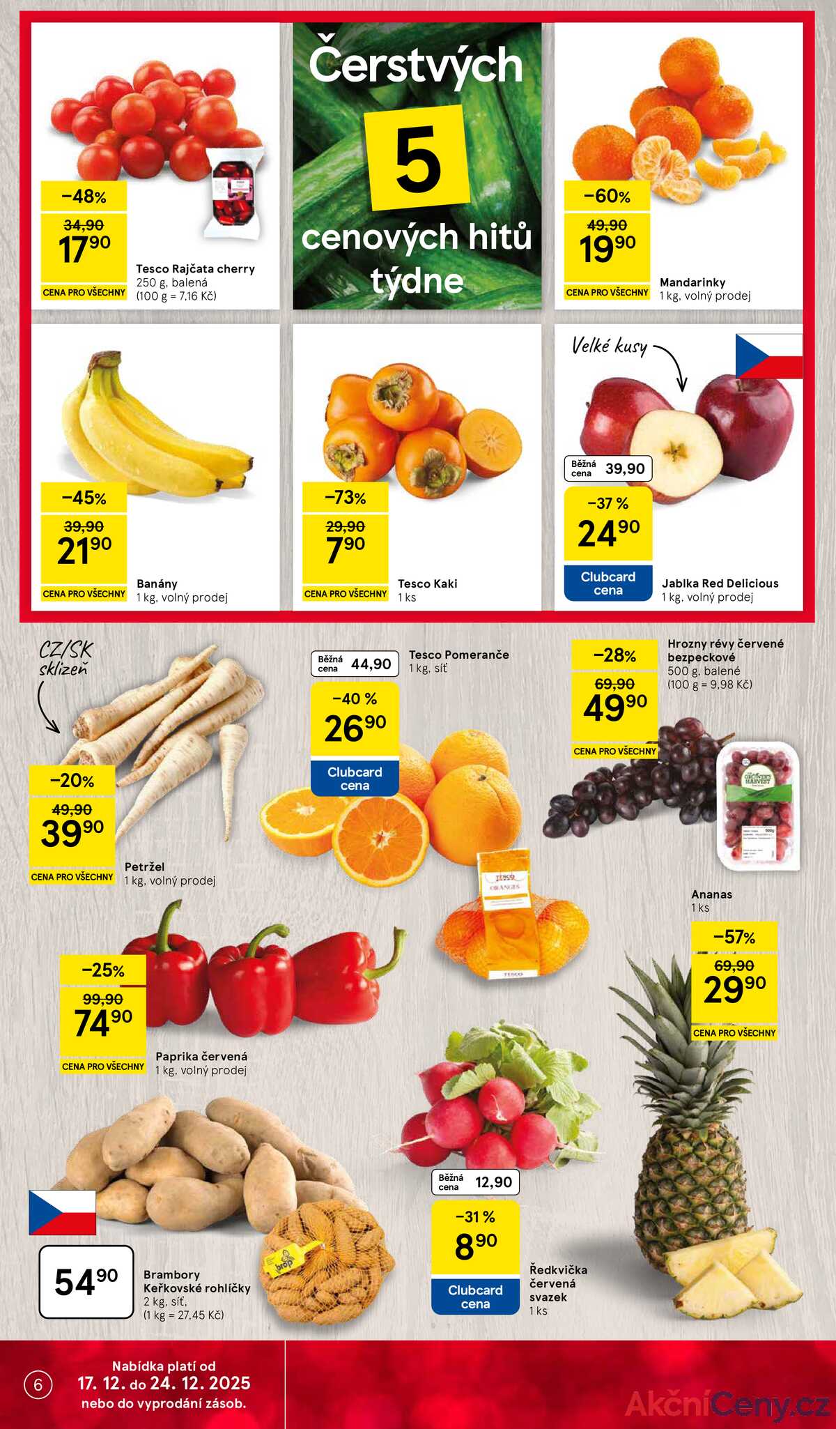 Tesco malé hypermarkety od 17.12. do 24.12.2025 strana 6