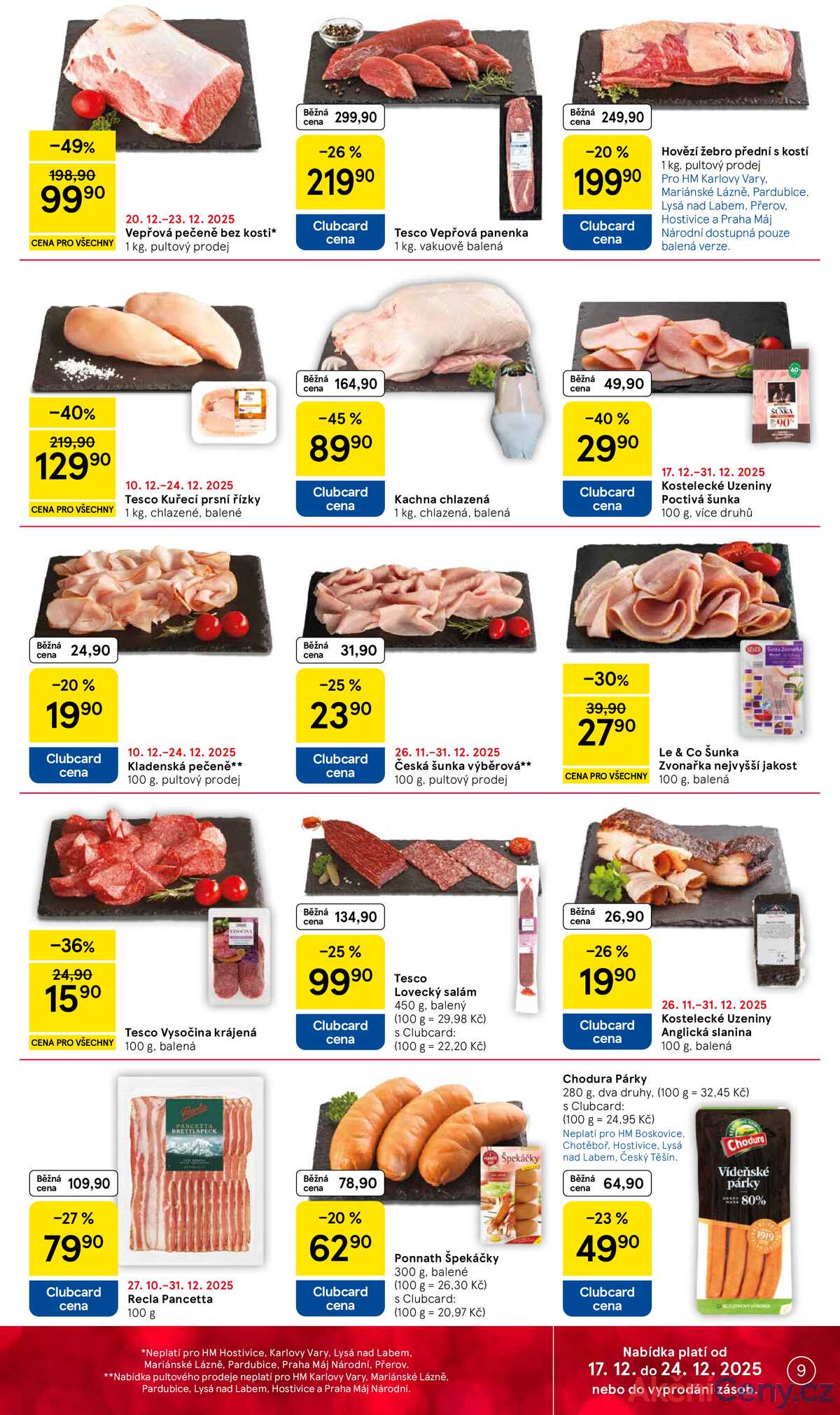 Tesco malé hypermarkety od 17.12. do 24.12.2025 strana 9