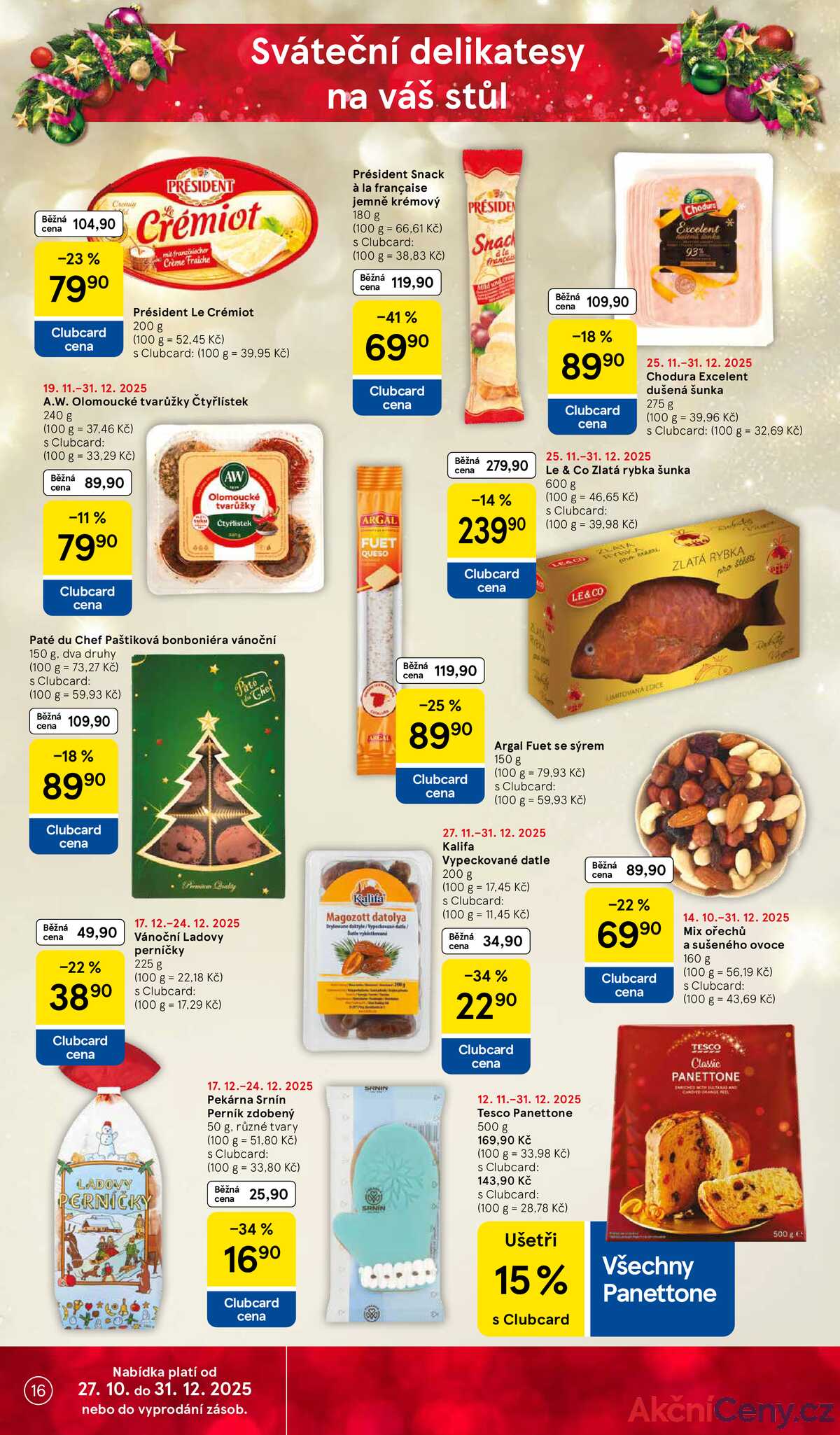 Tesco malé hypermarkety od 17.12. do 24.12.2025 strana 16