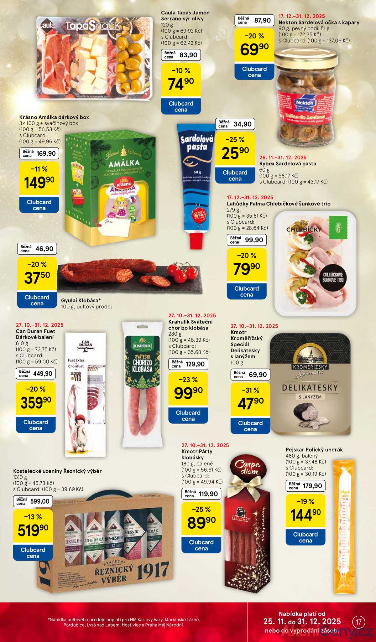 Tesco malé hypermarkety od 17.12. do 24.12.2025 strana 17