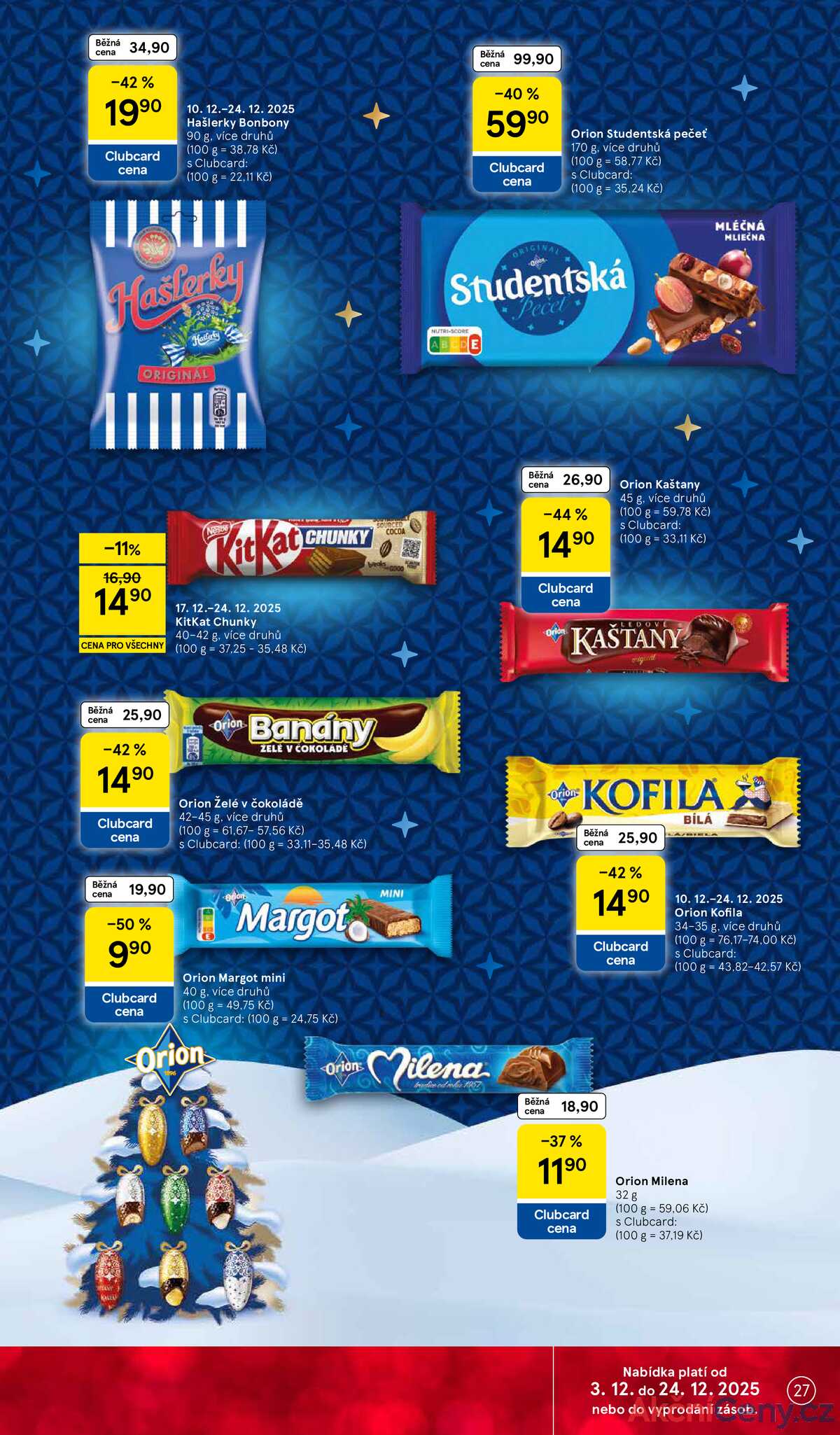 Tesco malé hypermarkety od 17.12. do 24.12.2025 strana 27