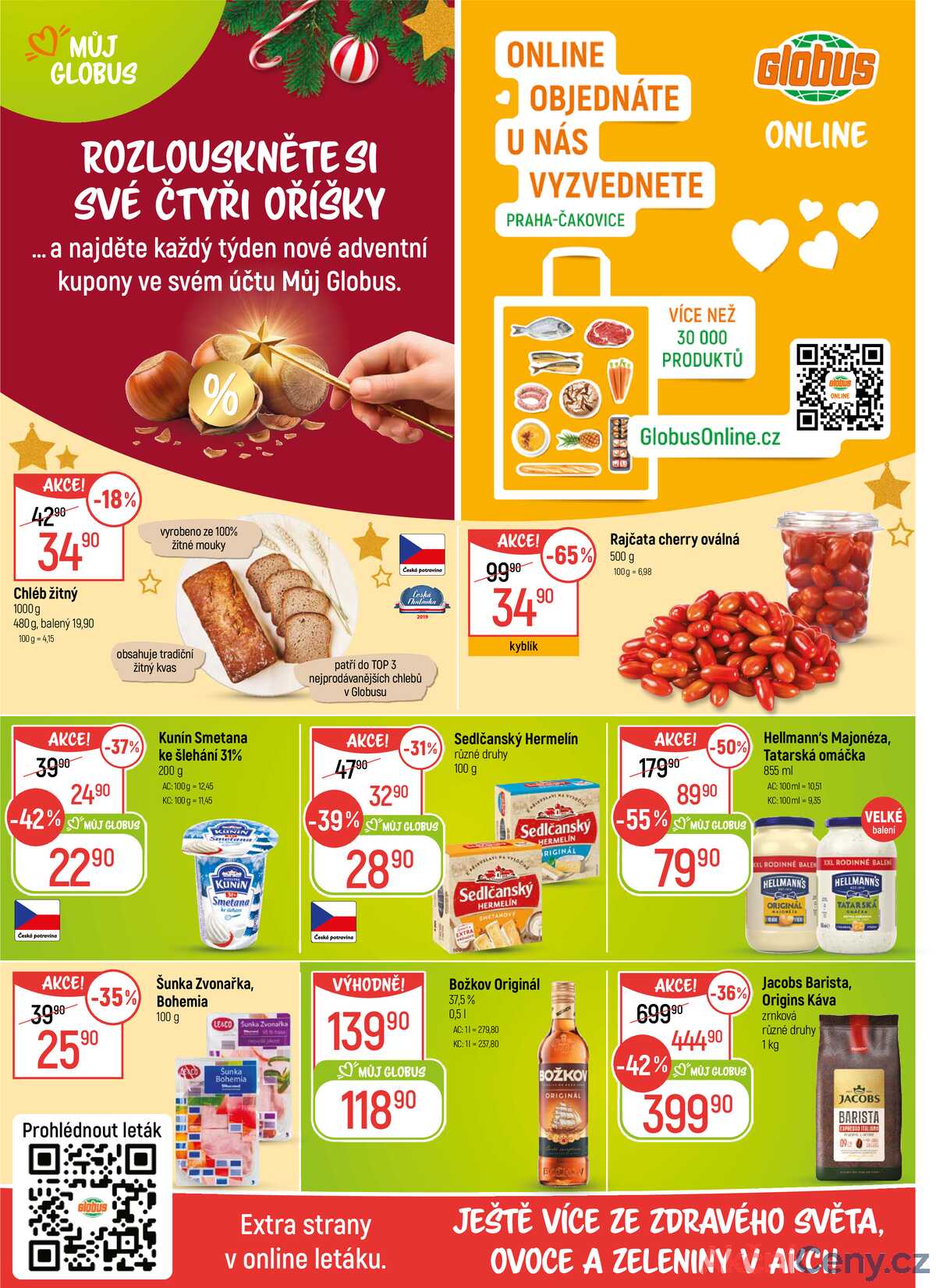 Akční leták Globus 17.12. - 24.12.2025 - Globus Praha - Čakovice strana 2