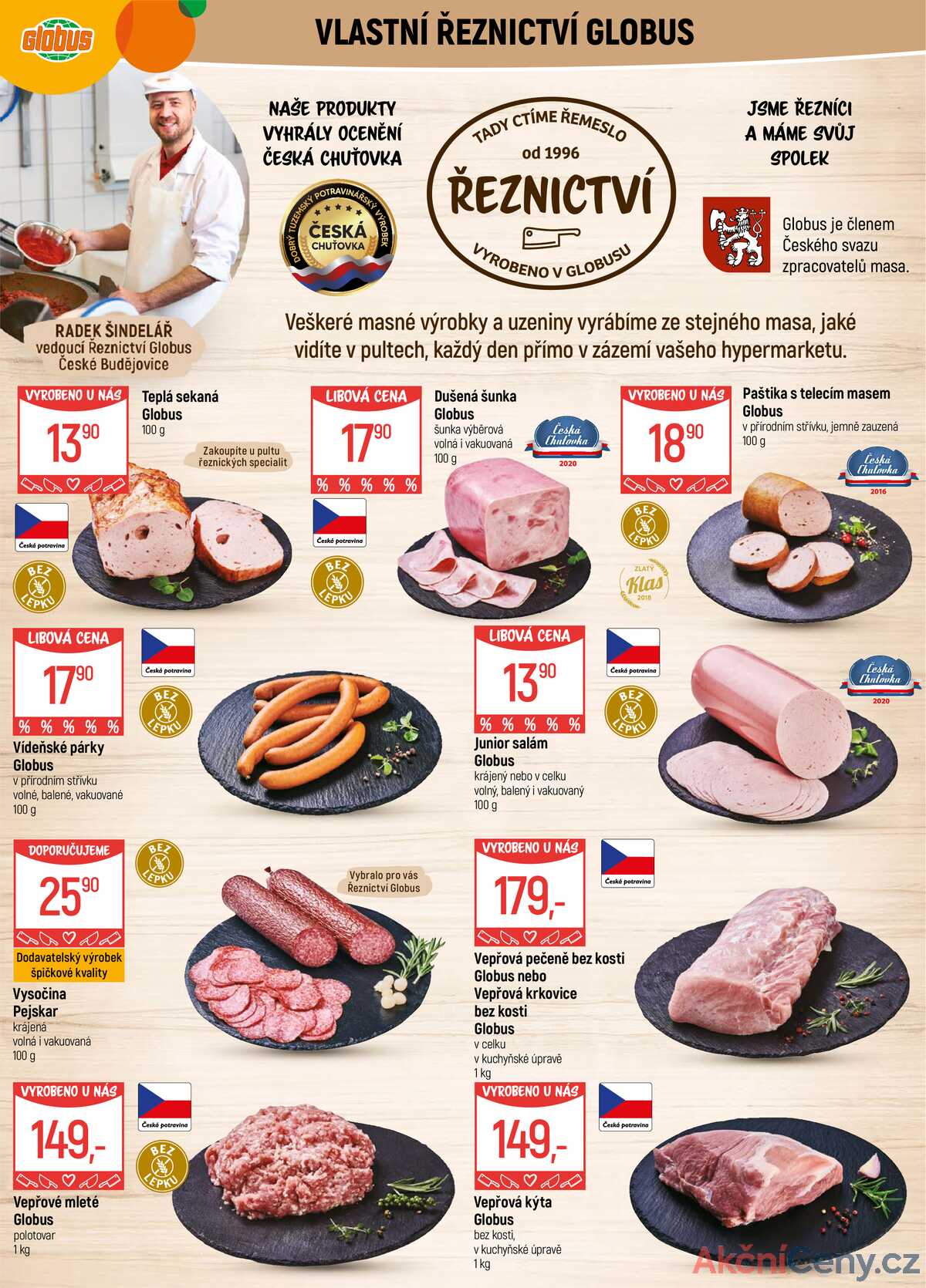 Akční leták Globus 17.12. - 24.12.2025 - Globus České Budějovice strana 3