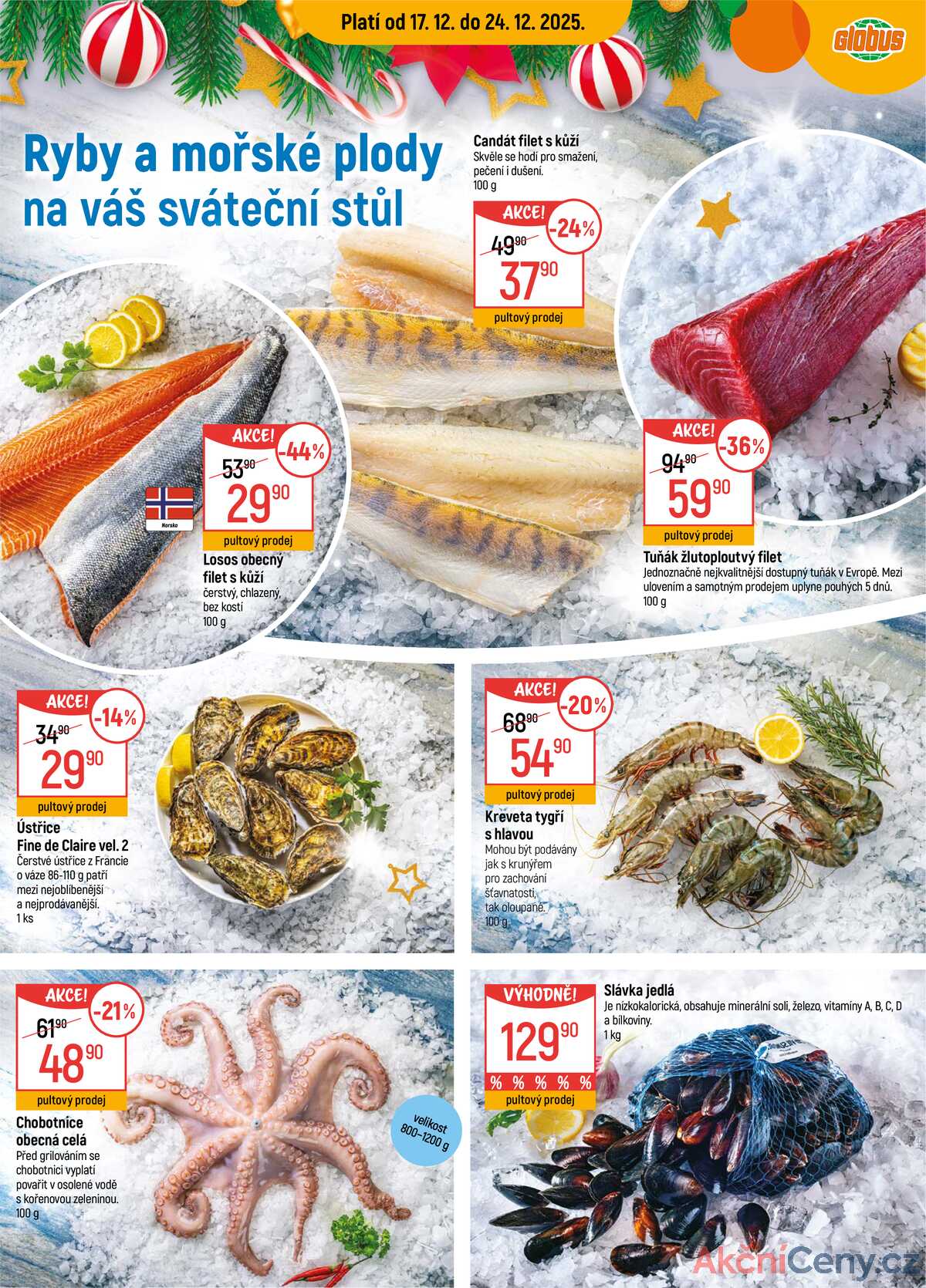 Akční leták Globus 17.12. - 24.12.2025 - Globus České Budějovice strana 10