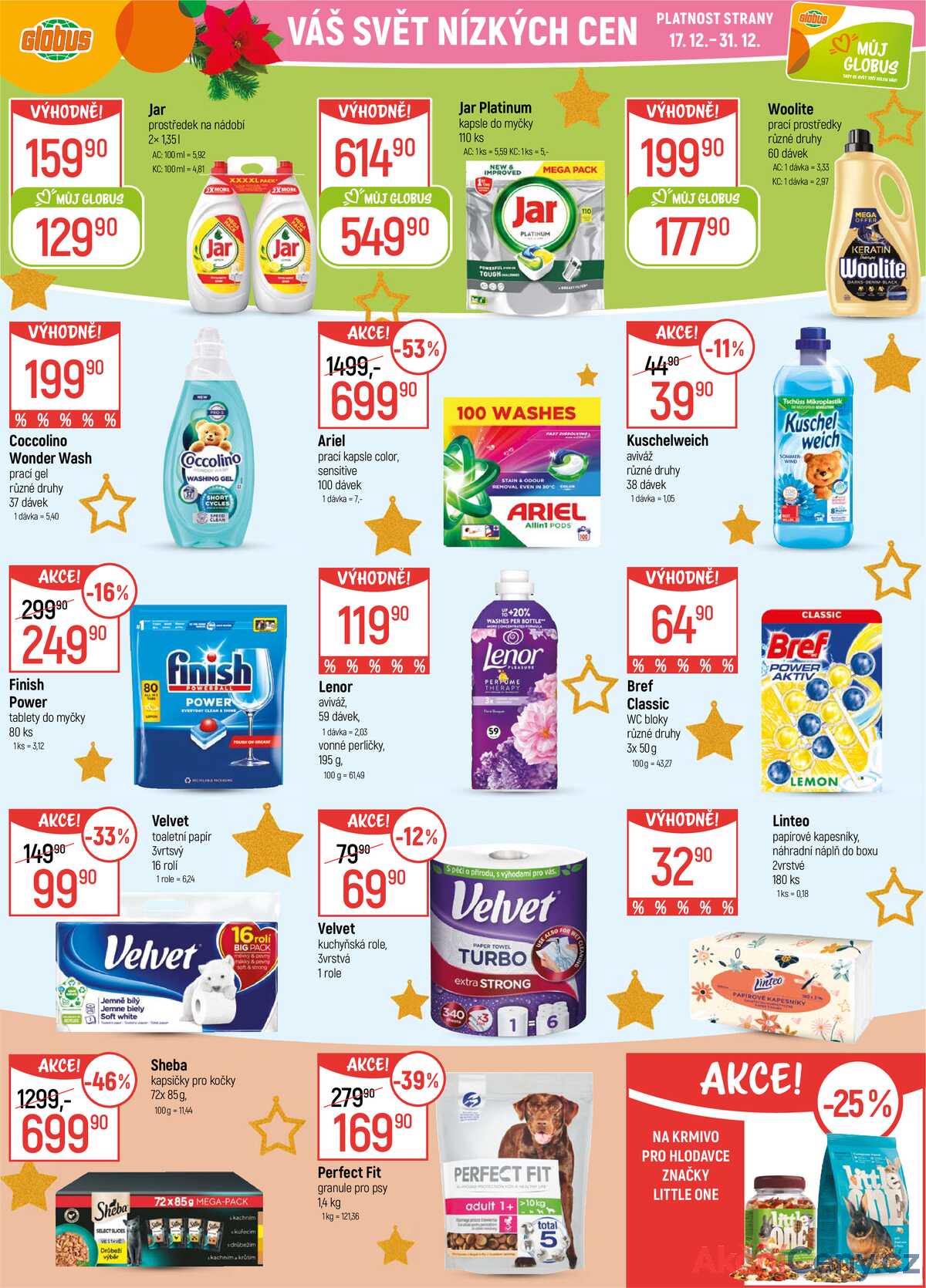 Akční leták Globus 17.12. - 24.12.2025 - Globus Pardubice strana 38