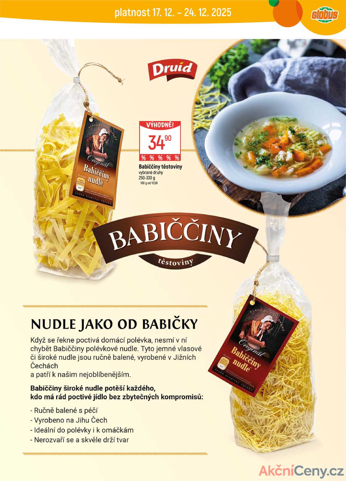 Akční leták Globus 17.12. - 24.12.2025 - Globus Trmice u Ústí nad Labem strana 4