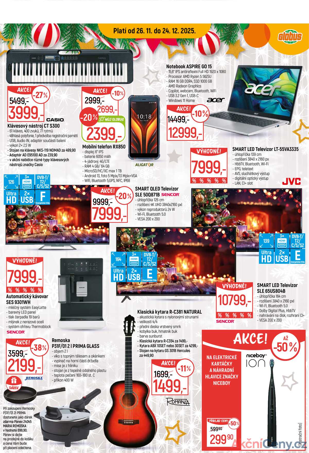 Akční leták Globus 17.12. - 24.12.2025 - Globus Brno Ivanovice strana 18