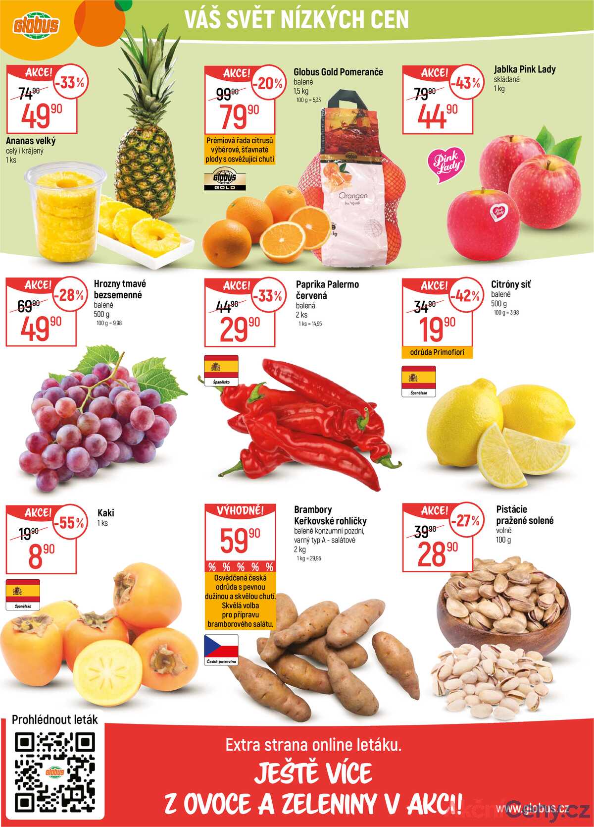 Akční leták Globus 17.12. - 24.12.2025 - Globus Brno Ivanovice strana 23