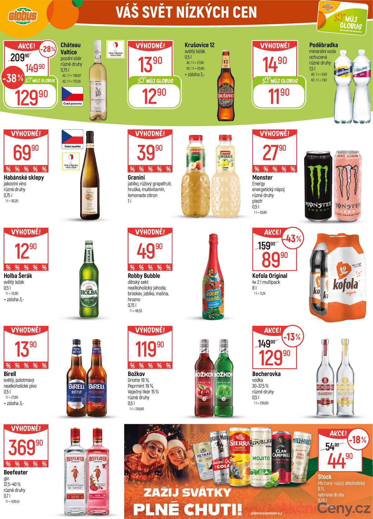 Akční leták Globus 17.12. - 24.12.2025 - Globus Brno Ivanovice strana 33