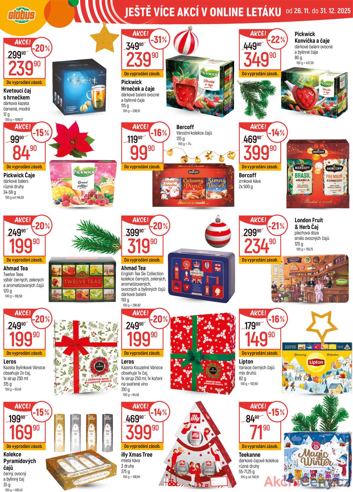 Akční leták Globus 17.12. - 24.12.2025 - Globus Brno Ivanovice strana 44