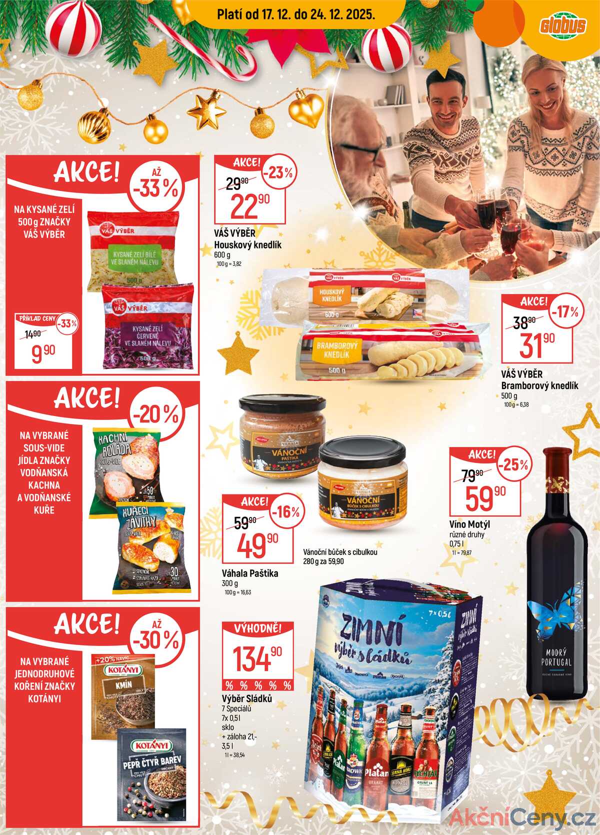 Akční leták Globus 17.12. - 24.12.2025 - Globus Praha - Štěrboholy strana 12