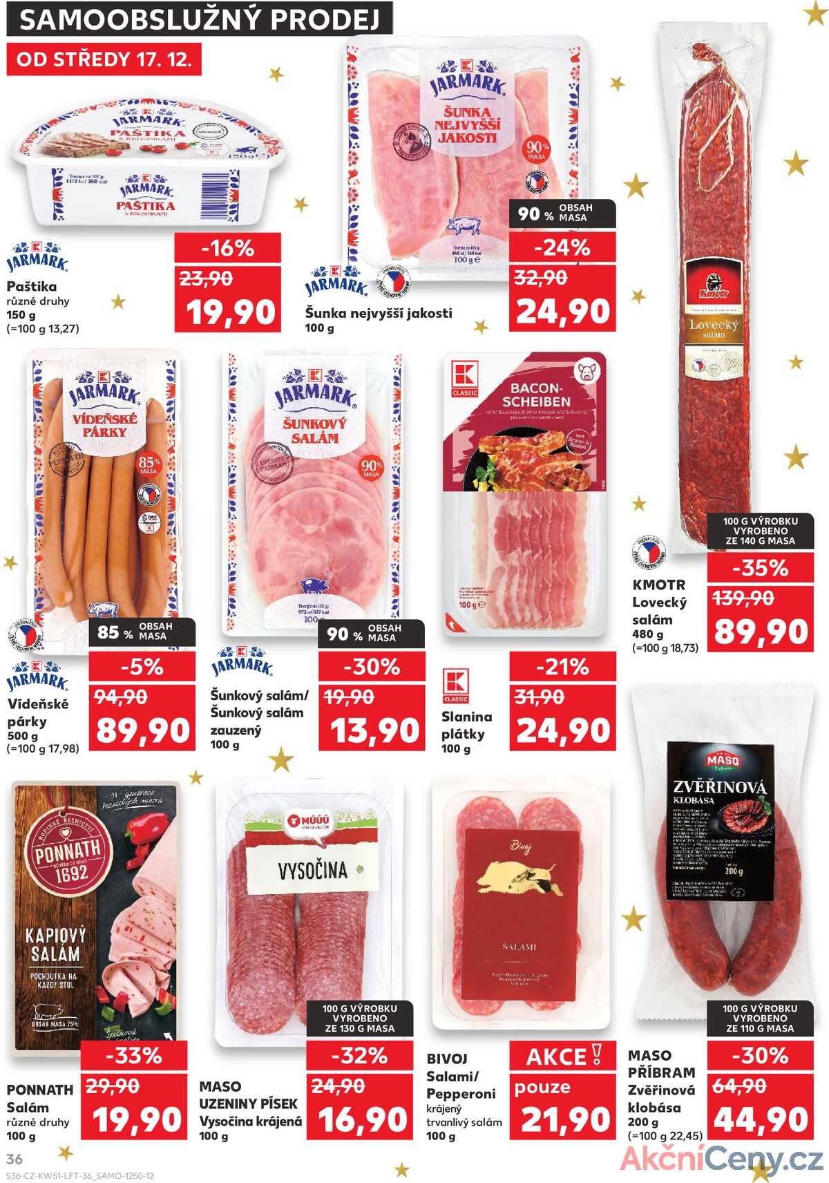 Kaufland 17.12. - 24.12. - Kaufland - Jaroměř strana 36