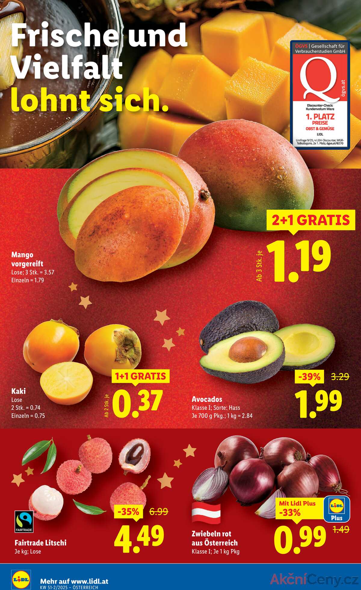 Leták Lidl Rakousko 18.12.-24.12.2025 strana 2