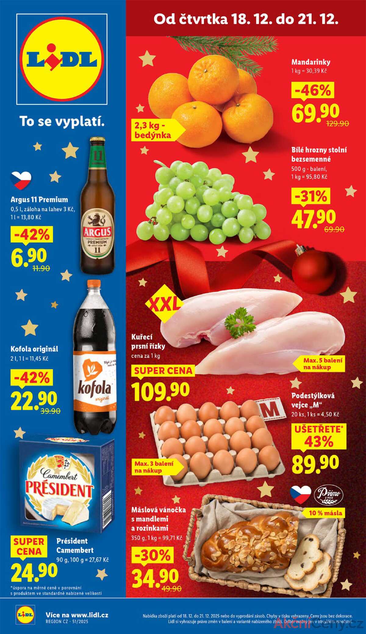 Lidl Čtvrtek od 18.12. do 21.12.2025 strana 1