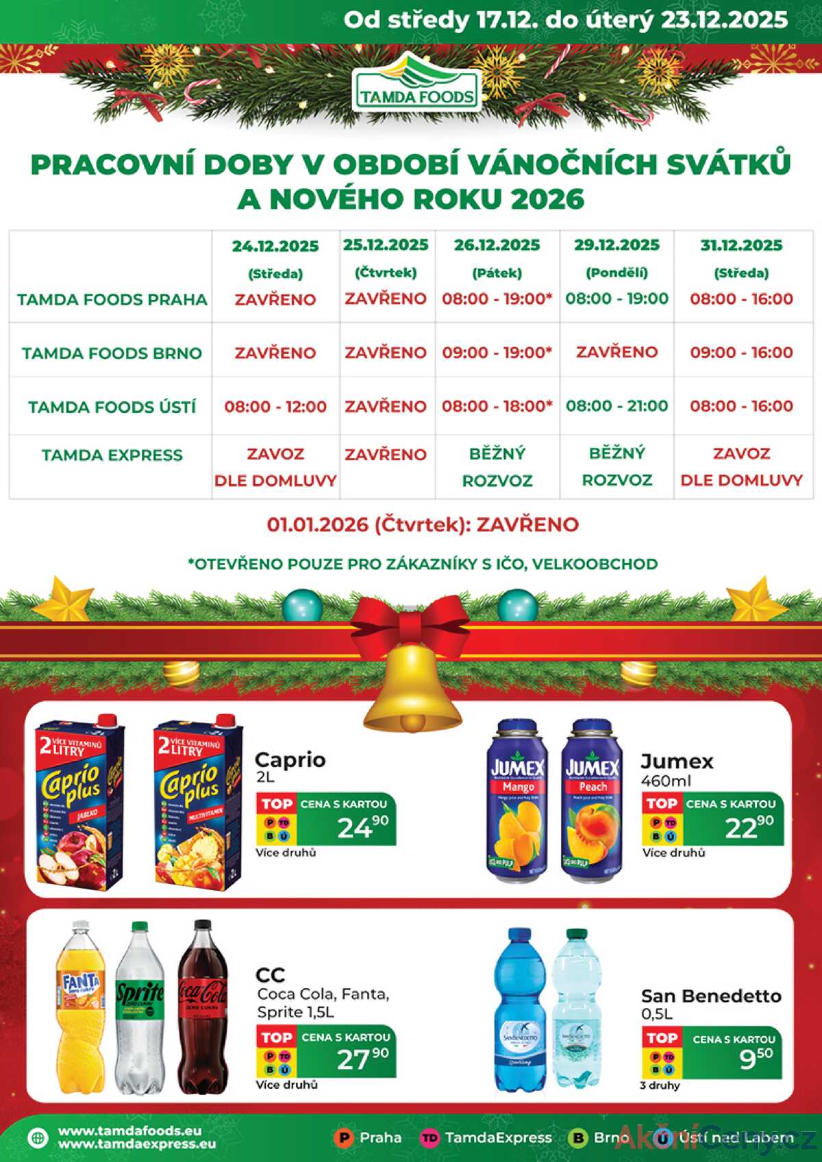 Tamda Foods od 17.12. do 23.12.2025 strana 1