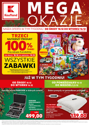 Leták Kaufland Polsko 10.12.-16.12.2025