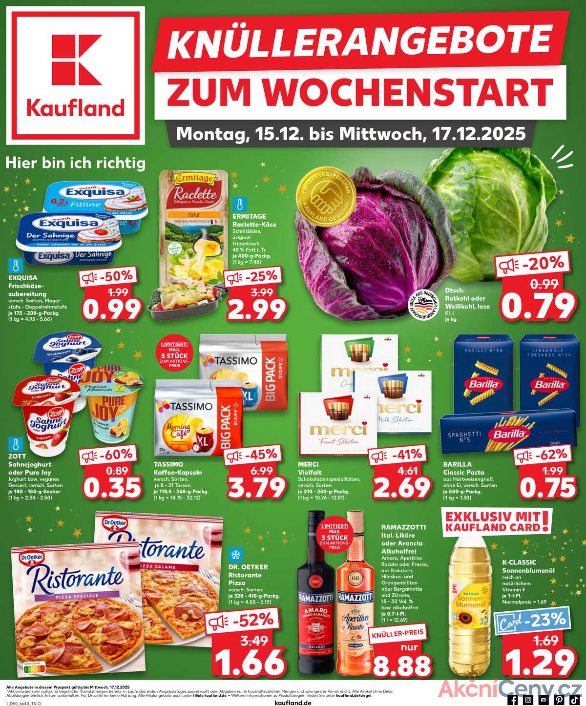Leták Kaufland Německo 14.12.-17.12.2025 strana 1