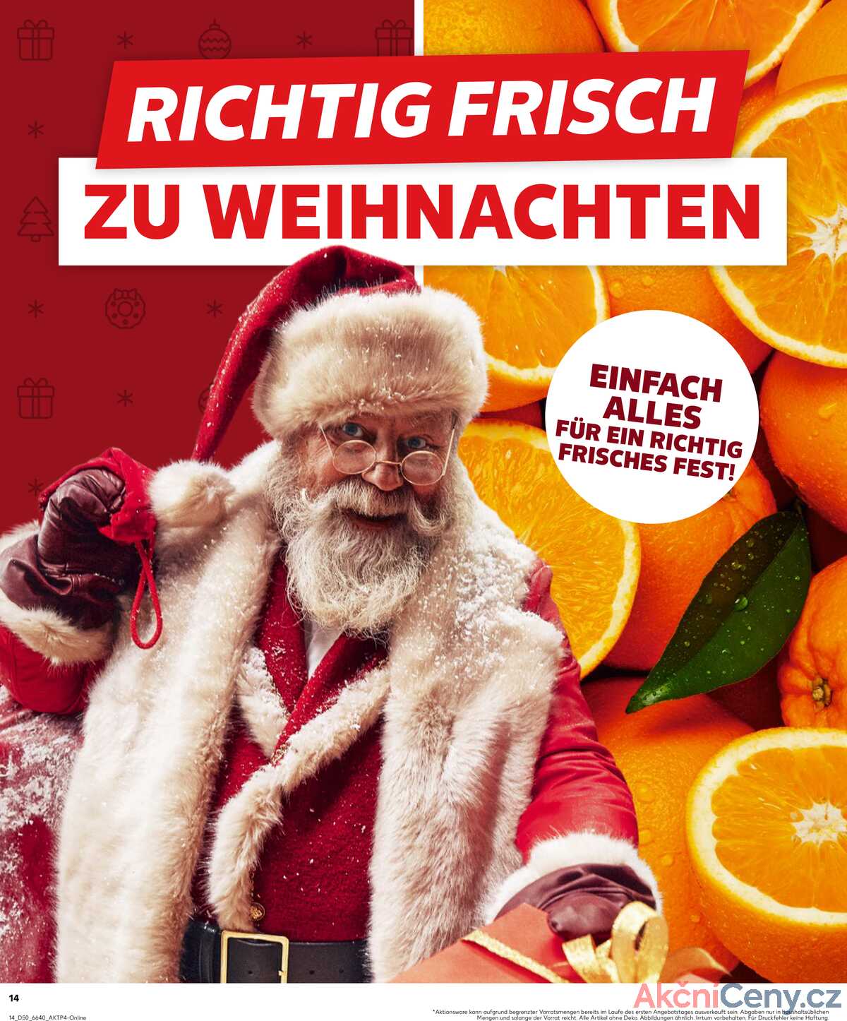 Leták Kaufland Německo 14.12.-17.12.2025 strana 14