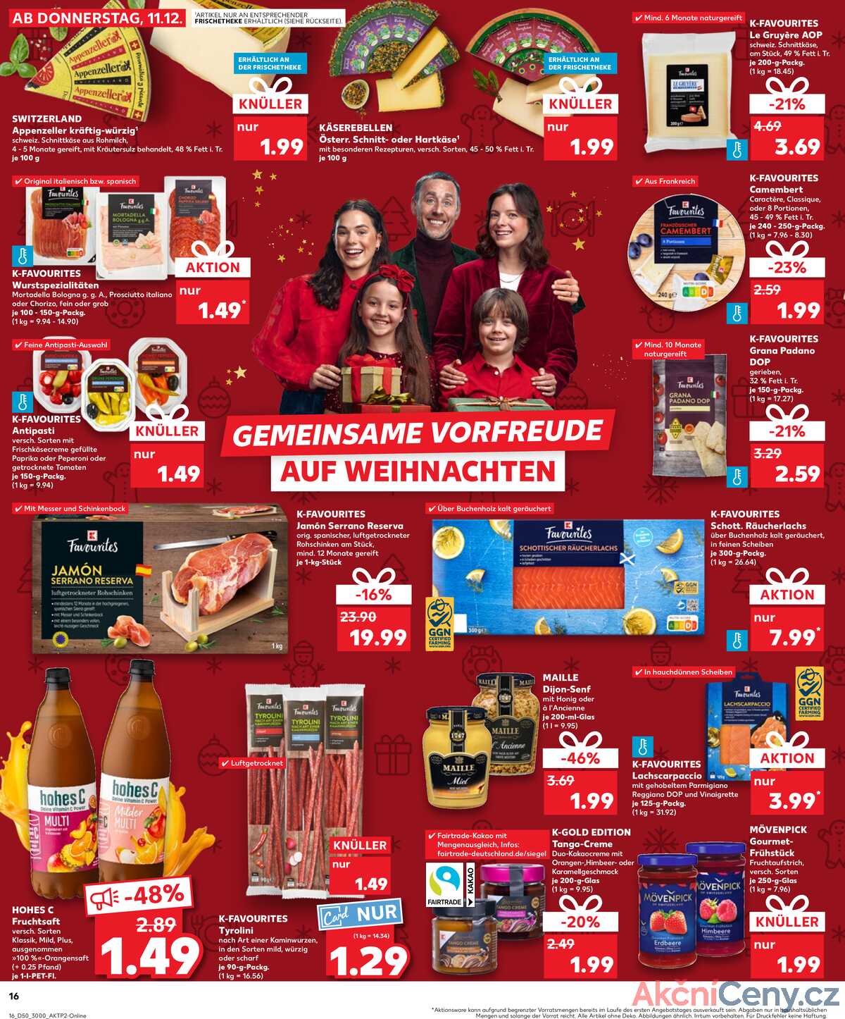 Leták Kaufland Německo 14.12.-17.12.2025 strana 16
