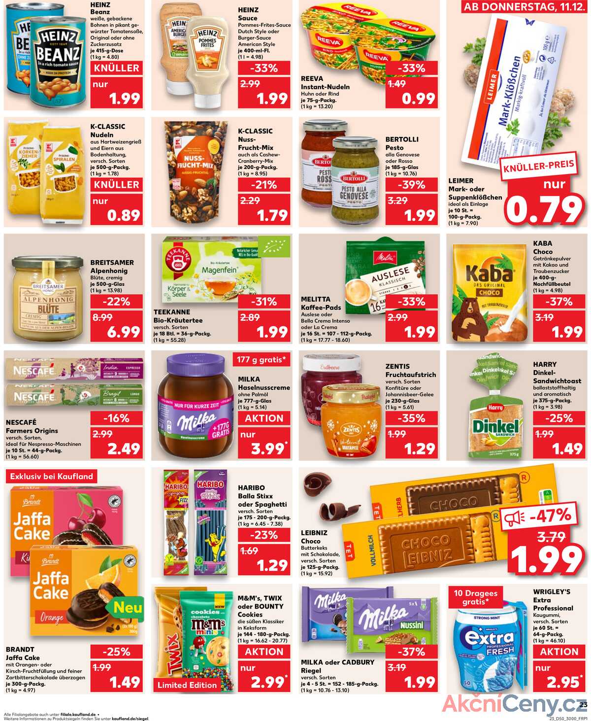 Leták Kaufland Německo 14.12.-17.12.2025 strana 23