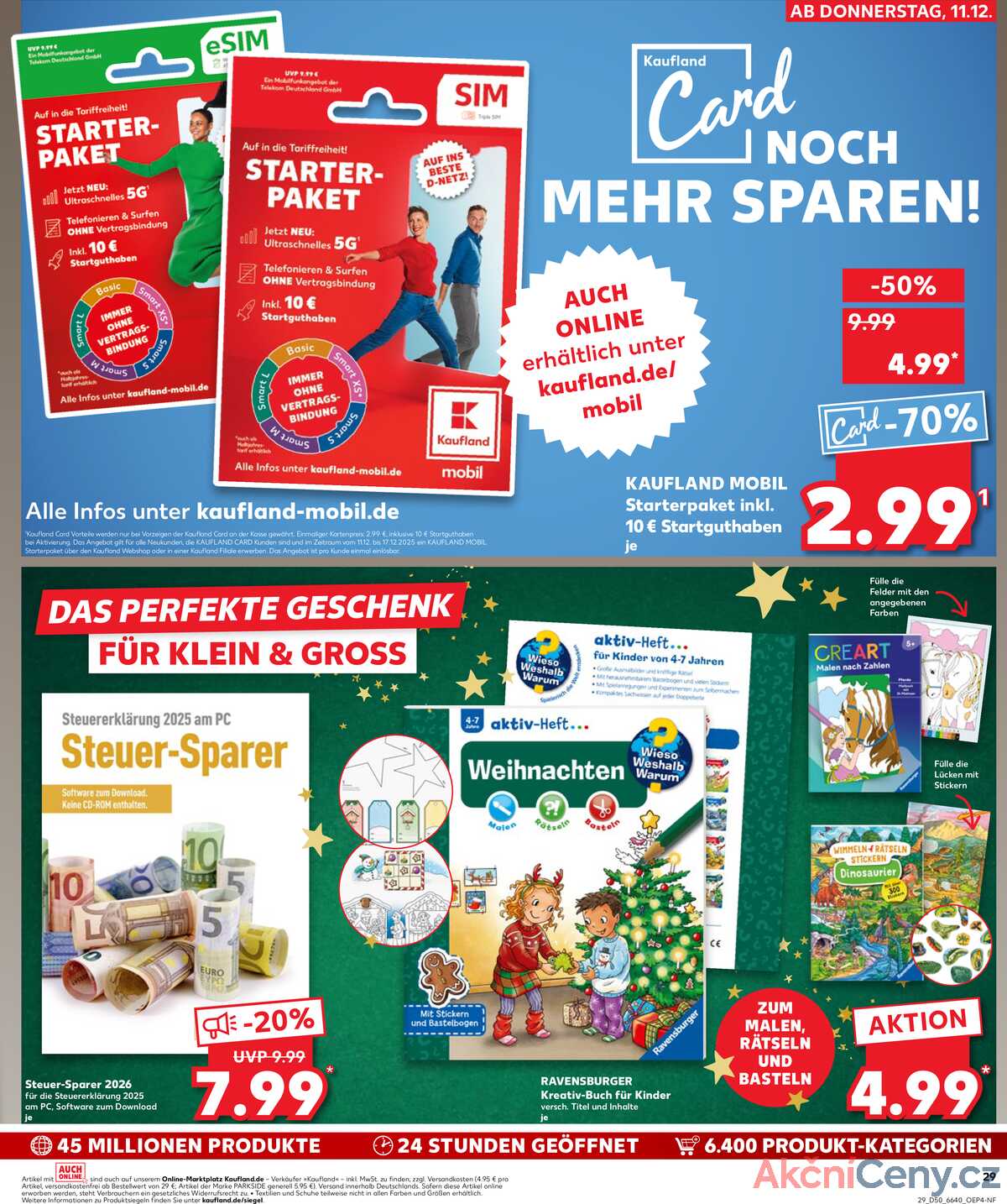 Leták Kaufland Německo 14.12.-17.12.2025 strana 29