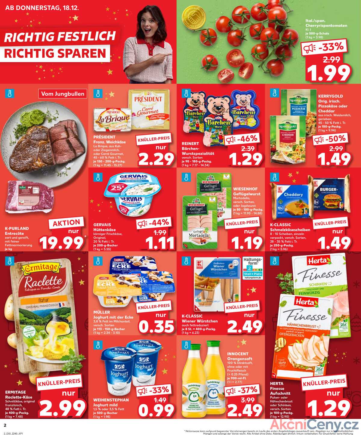 Leták Kaufland Německo 18.12.-24.12.2025 strana 2