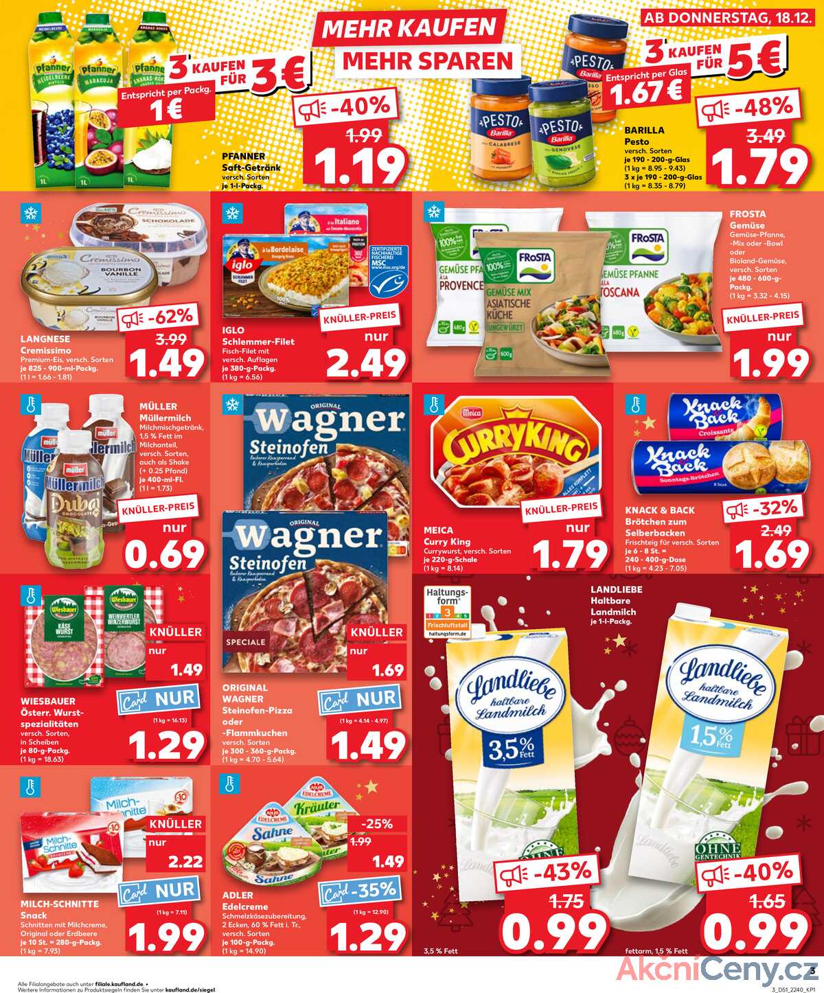 Leták Kaufland Německo 18.12.-24.12.2025 strana 3
