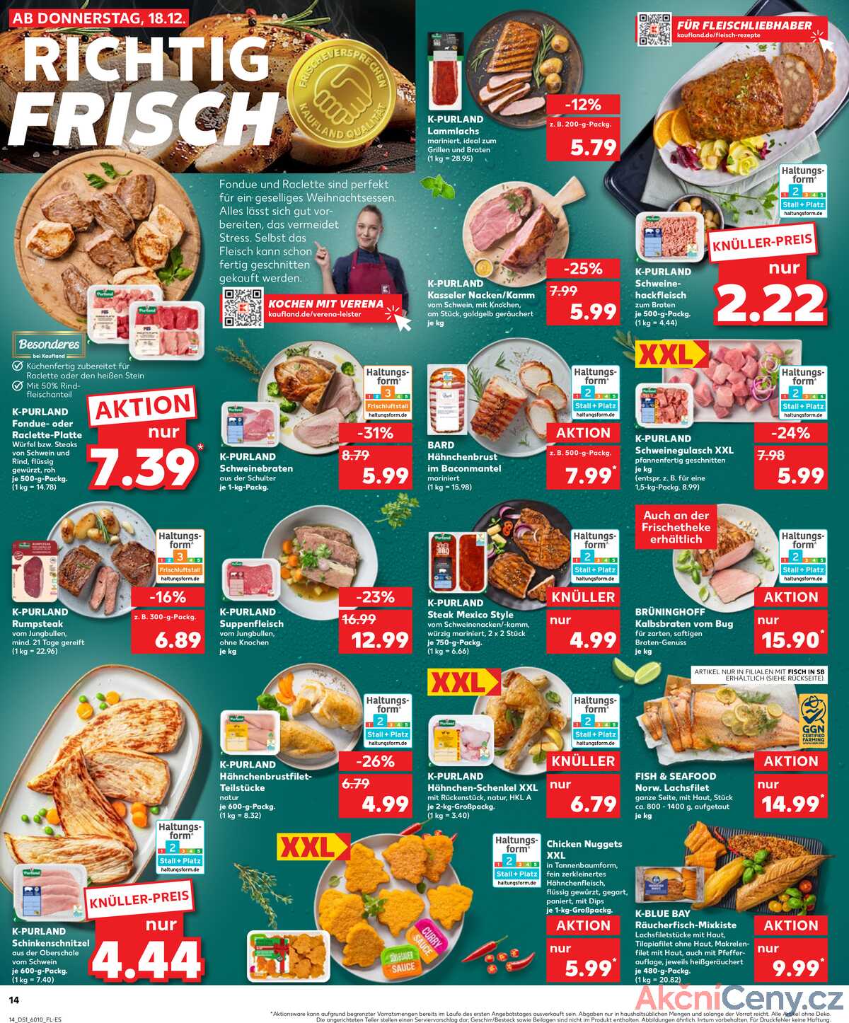 Leták Kaufland Německo 18.12.-24.12.2025 strana 14